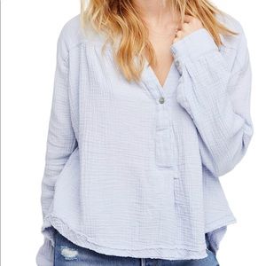 Free people | changing horizons half button down
